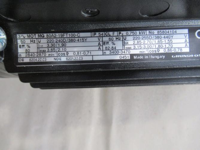 GRUNDFOS VOGEL SPK 4-11/11 PS 1450-530